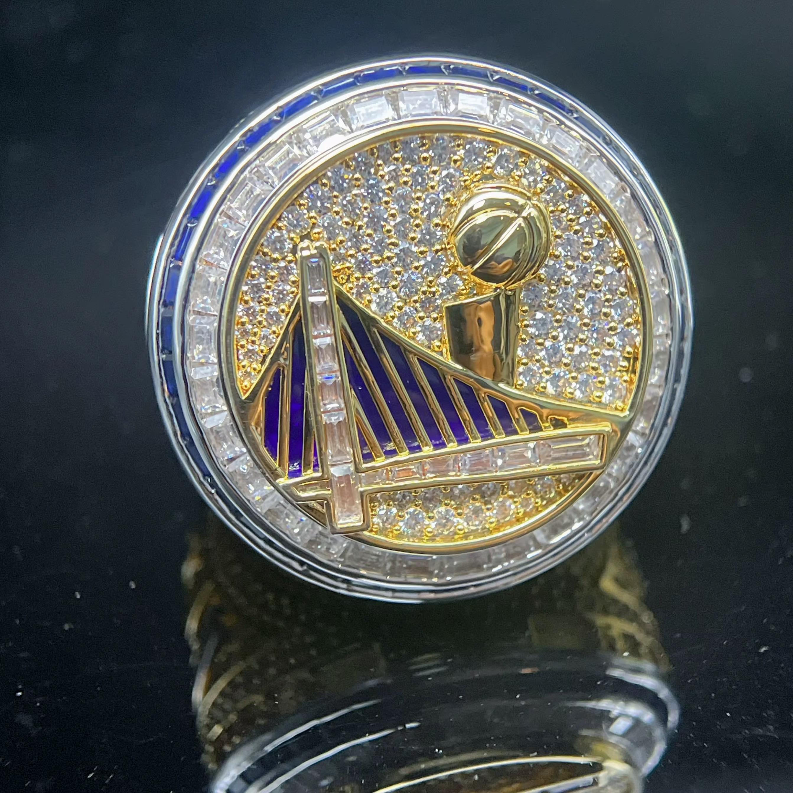 2017 Golden State Warriors NBA Championship Ring - Premium Legend Series