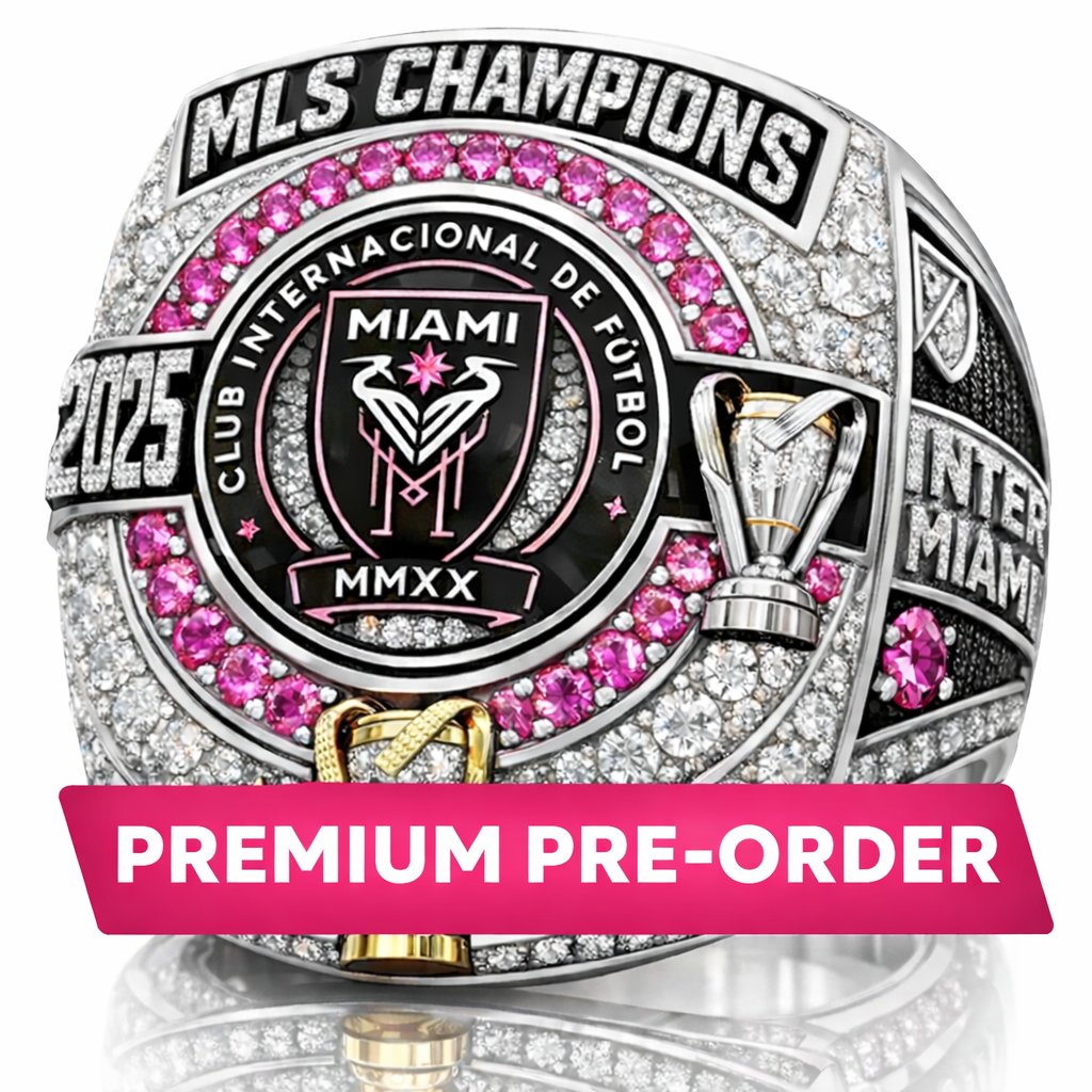 Pre-Order: 2025 Inter Miami MLS Cup Championship Ring - Premium Luxury Series
