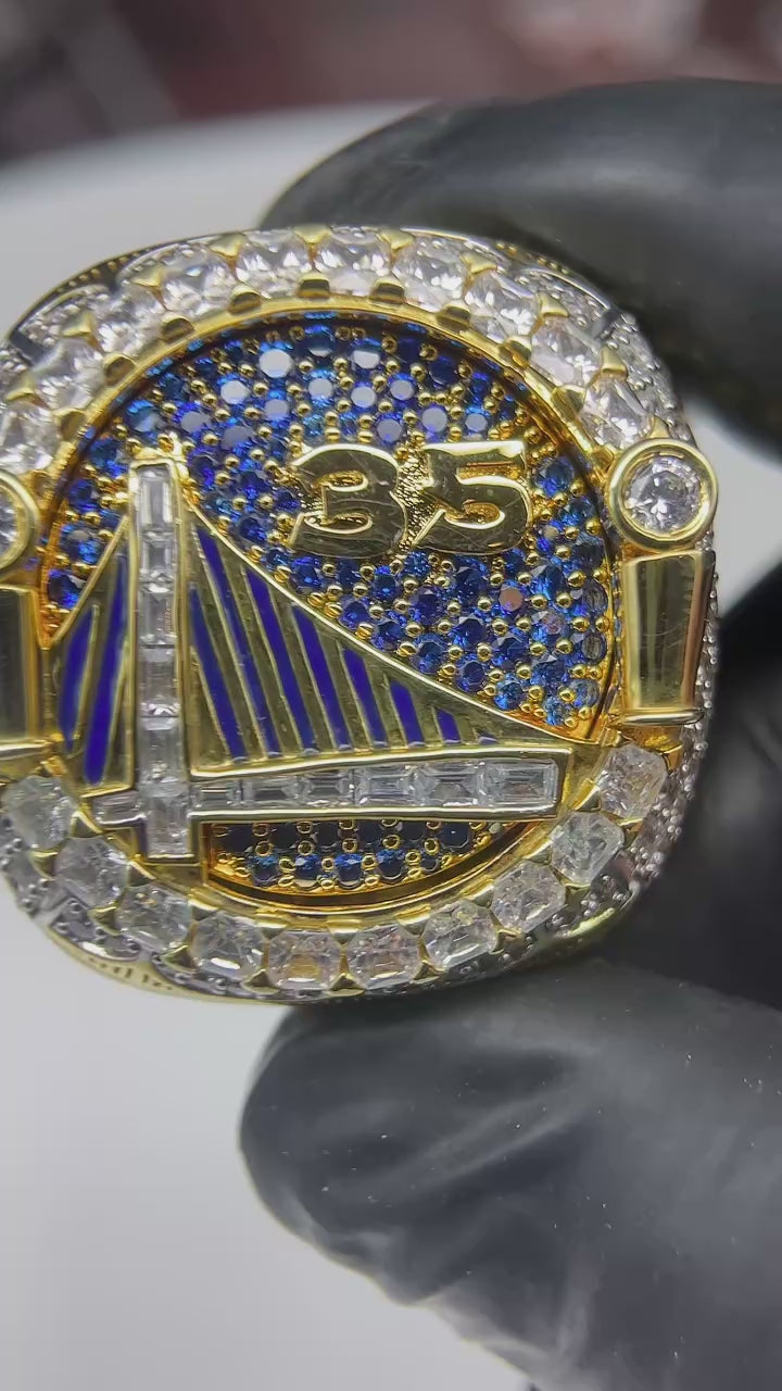 2018 Golden State Warriors NBA Championship Ring - Premium Legend Series