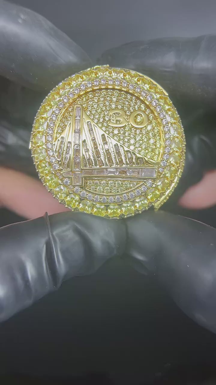 2022 Golden State Warriors NBA Championship Ring - Premium Legend Series