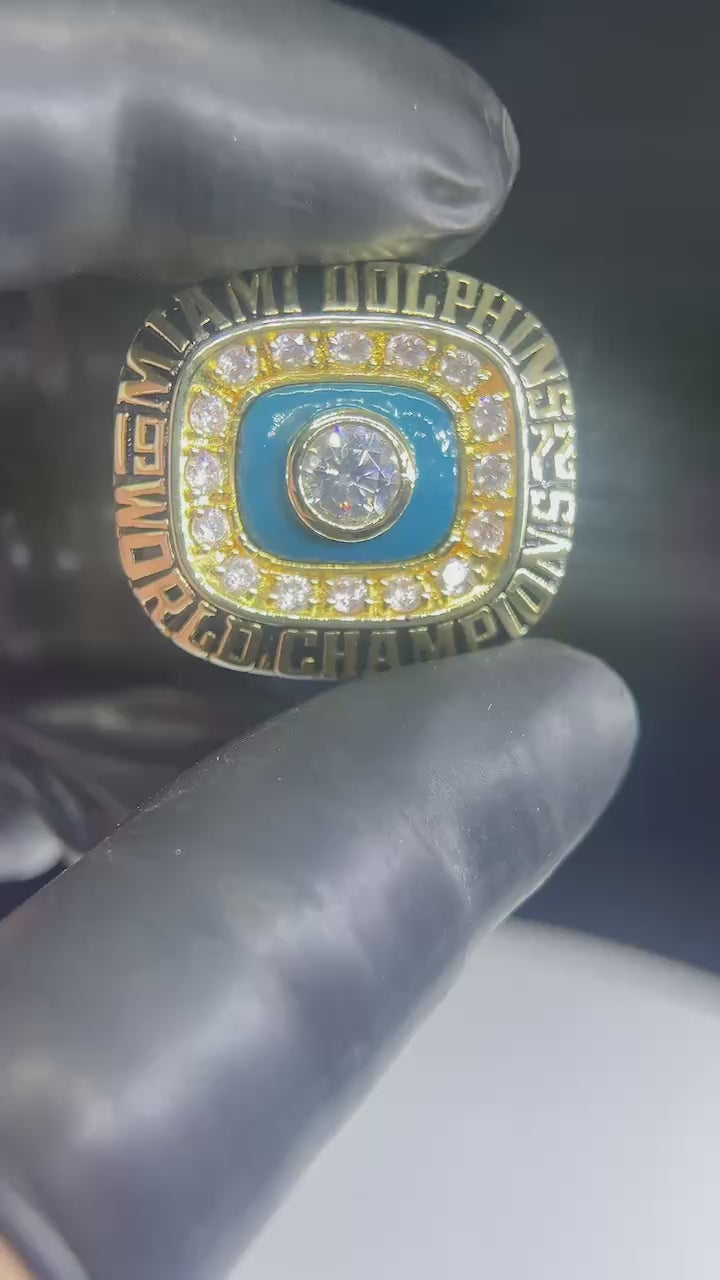 1972 Miami Dolphins "Perfect Season" Super Bowl VII Championship Ring - Premium Legend Series